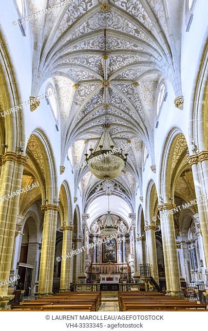 Interior of Our Lady of the Assumption Church in Republic Square of Elvas, Garrison Border Town of Elvas and its Fortifications, Portalegre District
