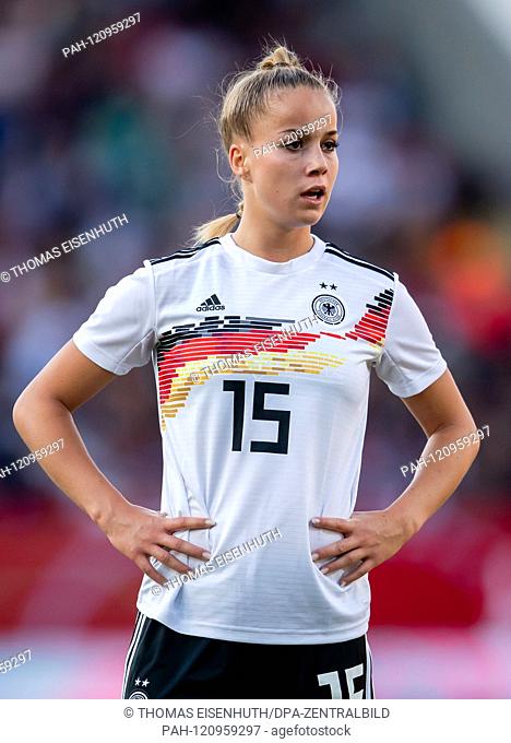 May 30, 2019: Regensburg, Continental Arena: Football Laender match Women: Germany - Chile: Germanys Giulia Gwinn. Photo: Thomas Eisenhuth | usage worldwide