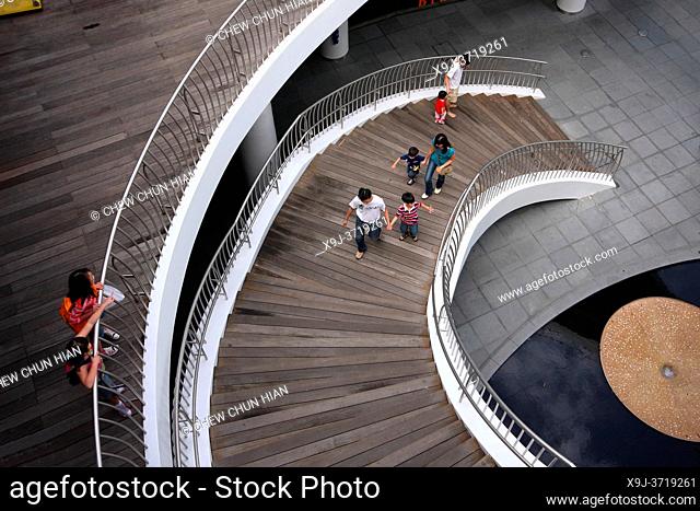 Vivocity shopping Mall, ring stairs, singapore