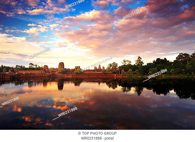 tourist resort of Angkor Wat