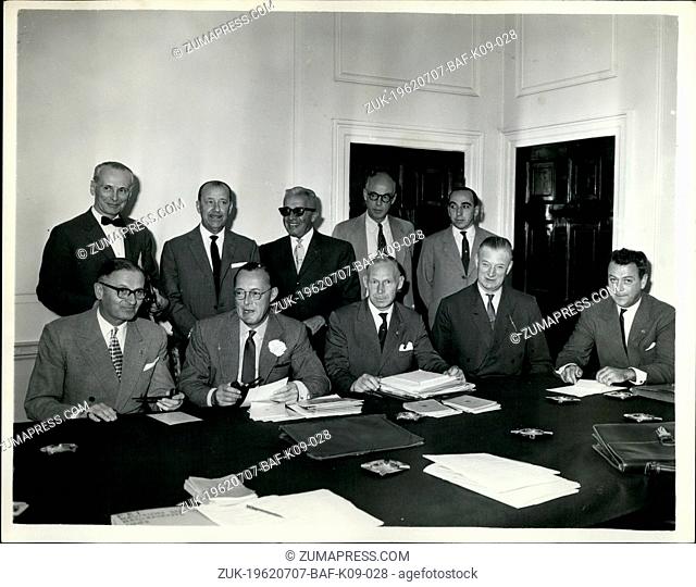 Jul. 07, 1962 - The Annual Meeting Of the International Equestrian Federation: For the first time since it was founded in 1921 the Executive Committee of the...