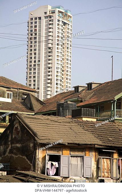 Mass Urban Housing Muzaffarabad Hall and Haji Kasam chawl at Grant Road ; Bombay now Mumbai ; Maharashtra ; India