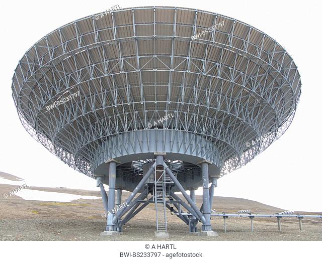 scientific radar system EISCAT, Norway, Svalbard, Longyearbyen