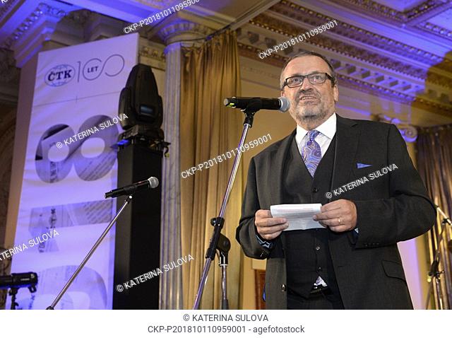 The Czech News Agency (CTK) celebrated the 100th anniversary of its foundation in the presence of 700 guests in the Zofin Palace in Prague, Czech Republic