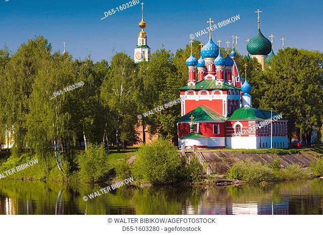 Russia, Yaroslavl Oblast, Golden Ring, Uglich, Uglich Kremlin, Church of Saint Dmitry on the Blood