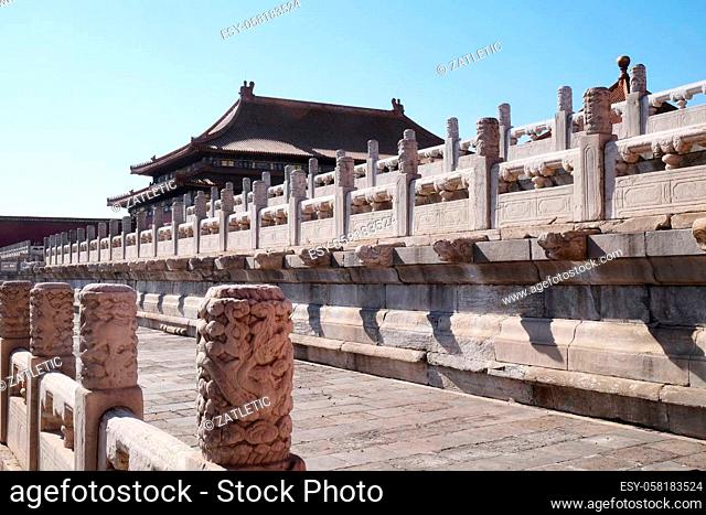 Palace of Heavenly Purity Qianqinggong in Forbidden city, Beijing, China