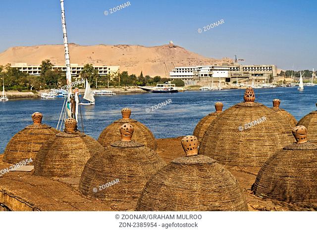 Egypt Aswan Multi Domed Building