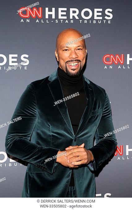 The 11th Annual CNN Heroes: An All-Star Tribute, held at the American Museum of Natural History in New York City. Featuring: Common Where: New York City