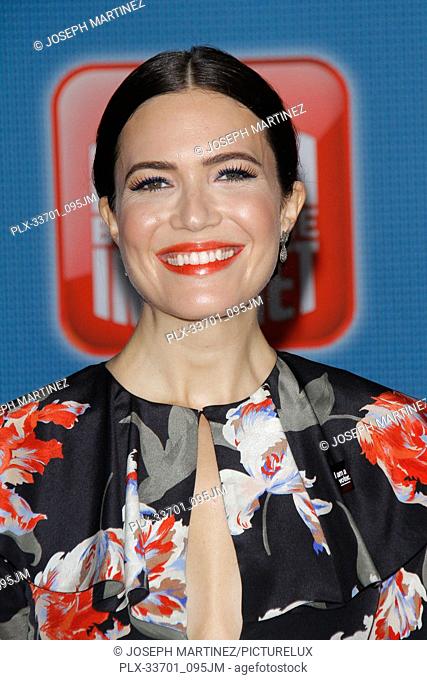 Mandy Moore at the World Premiere of Disney's ""Ralph Breaks The Internet"" held at El Capitan Theatre in Hollywood, CA, November 5, 2018