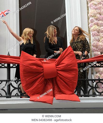 Grand opening of Stella McCartney flag ship store on Bond Street with celebrities in attendance Featuring: Kylie Minogue, Kate Moss