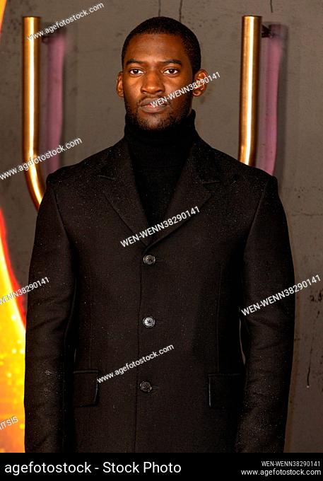 The UK Special Screening of 'Dune' held at the Odeon Luxe, Leicester Square - Arrivals Featuring: Malachi Kirby Where: London