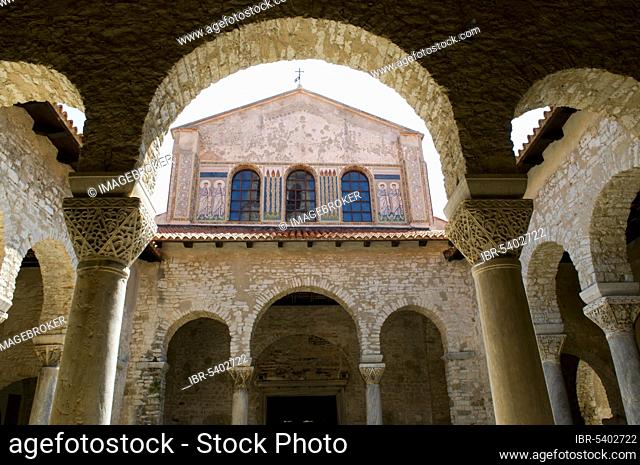 Euphrasius Basilica, Porec, Istria, Croatia, Europe