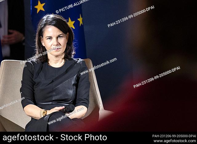 06 December 2023, Slovenia, Ljubljana: Annalena Baerbock (Bündnis 90 / Die Grünen), Federal Minister for Foreign Affairs