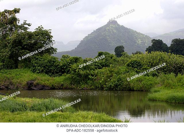 Sahyadri mountain range Panvel raigad Maharashtra India Asia