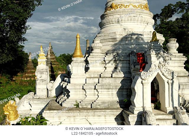 Buddhist monastery  Hsipaw area  Shan State  Burma  Republic of the Union of Myanmar