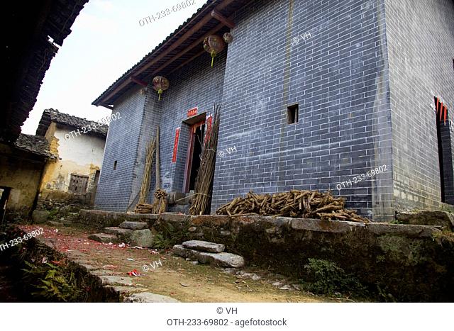 Peng ancestral hall, dubbed as 'Mini Potala Palace, Yingde county, Qing Yuan, China