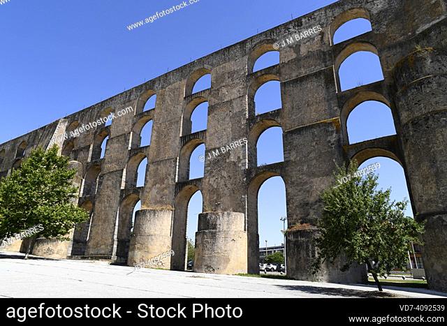 Elvas, Amoreira Aqueduct (16-17th century). Unesco World Heritage. Portalegre, Alentejo, Portugal