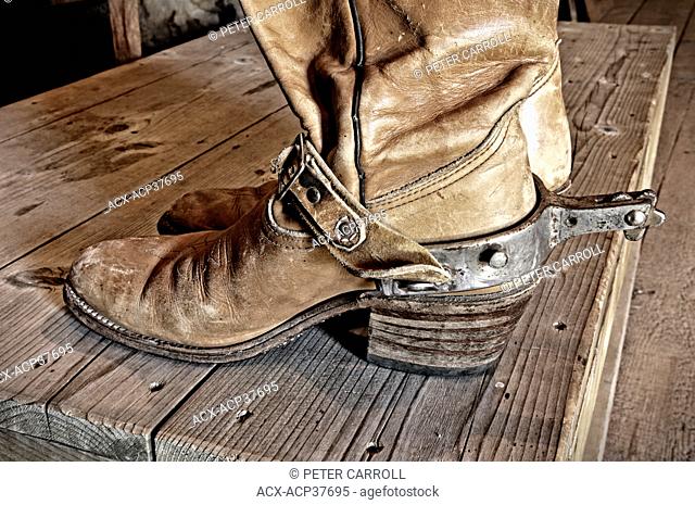Cowboy boots - Bar U Ranch National Historic Site - Alberta, Canada