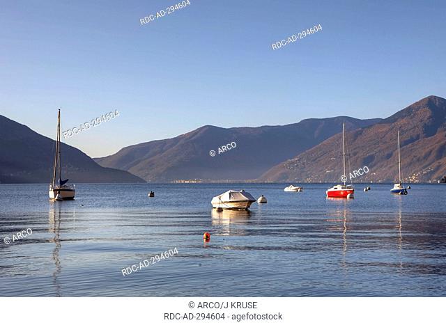 Boats, Lake Maggiore, Ascona, Switzerland