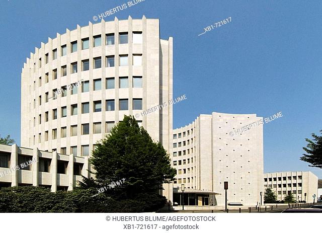 Headquarters of Gerling Enterprises, Entrance, Cologne, Rhineland, North Rhine-Westphalia, Germany