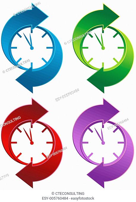 Spinning Clock