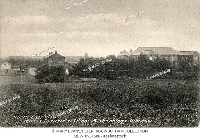 St Mary's Industrial School for Roman Catholic Boys, Bishopbriggs, Glasgow. A view of the buildings from the north-east