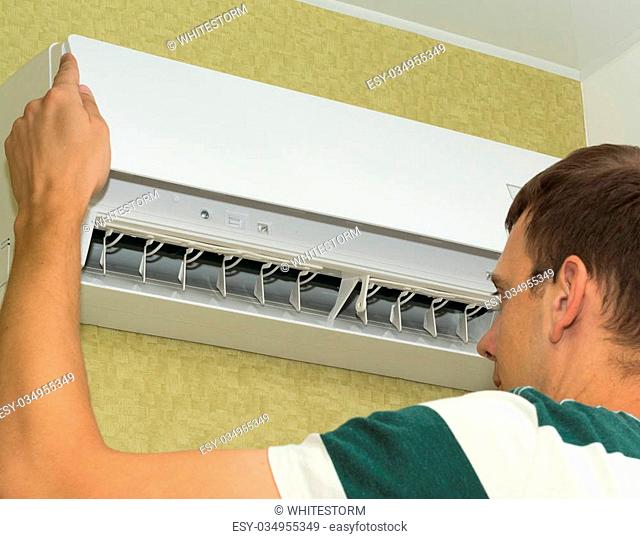 man install air conditioning at home
