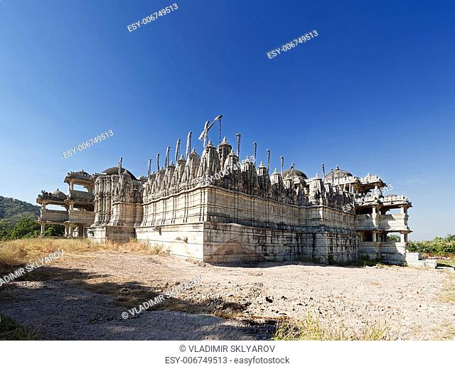 Sheth Anandji kalyanji Temple. Adinath Temple, Jain Temple, Ranakpur, Pali District, Udaipur, Rajasthan, India, Asia