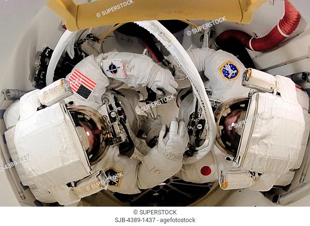 Astronauts Ready for Spacewalk
