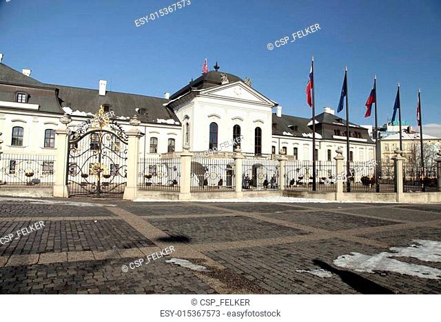 Grassalkovich Palace in Bratislava, the residence of the preside