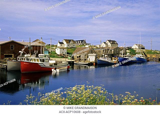 Coastal fishing village, Peggy's Cove, Nova Scotia, Canada