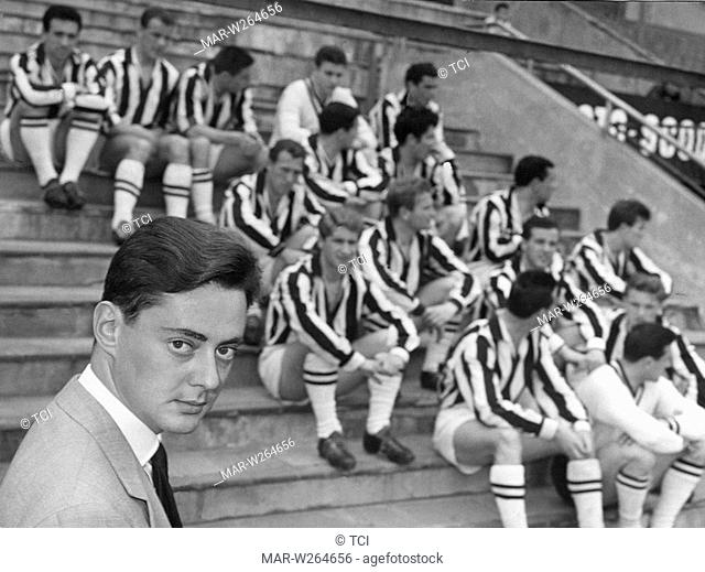 calcio, umberto agnelli, presidente della federazione italiana giuoco calcio e della juventus, 1959