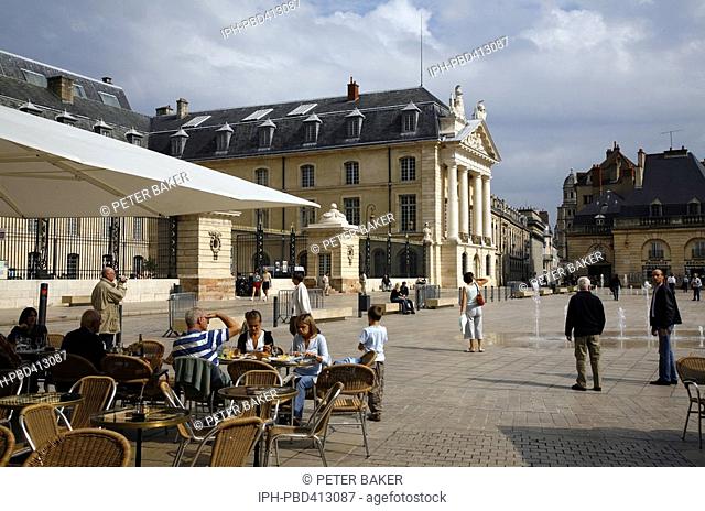 Dijon - Palace des Ducs in Place de la Liberation which houses The Hotel de Ville and the Arts Museum