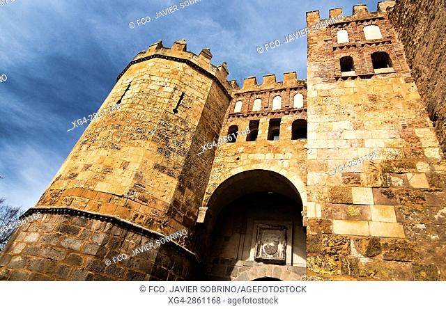 Puerta de San Andrés, también llamada Puerta de la Judería - Segovia - Castilla-León - España - Europa