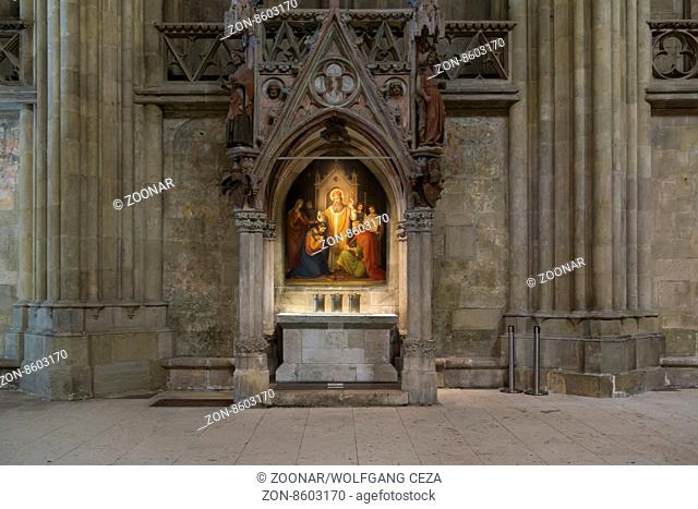 Side Altar in the Cathedral St. Peter in Regensburg