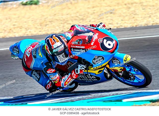 Ryusei Yamanaka #6, Moto 3, winner of the two races on Sunday, FIM CEV 2019, Jerez de la Frontera