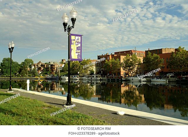 Seneca Falls, NY, New York, Cayuga Seneca Canal, waterfront