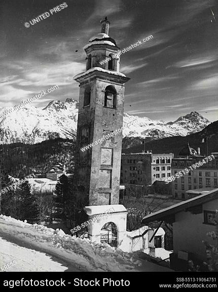 Cities Of The World: St. Moritz (Twelfth Of Fourteen) -- Not as Famous as the Leaning Tower of Pisa, Italy, is this Leaning Tower of St