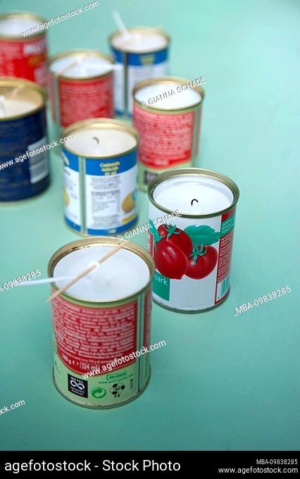 DIY canned candles for summer