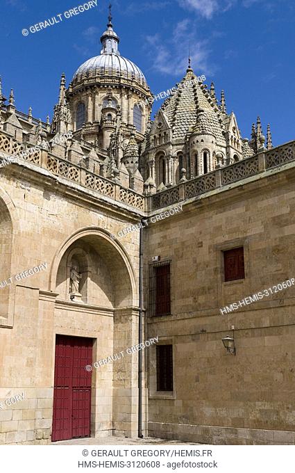 Spain, Castile-Leon, Salamanca, listed as World Heritage by UNESCO, new cathedral
