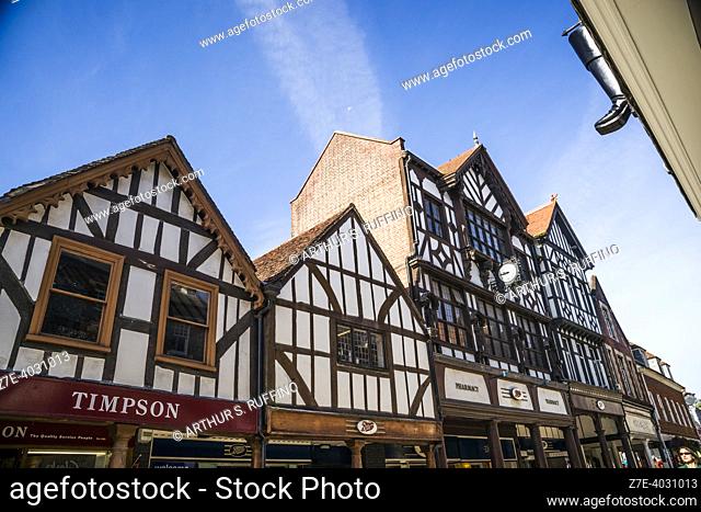 The architecture of Winchester, Hampshire, England, United Kingdom