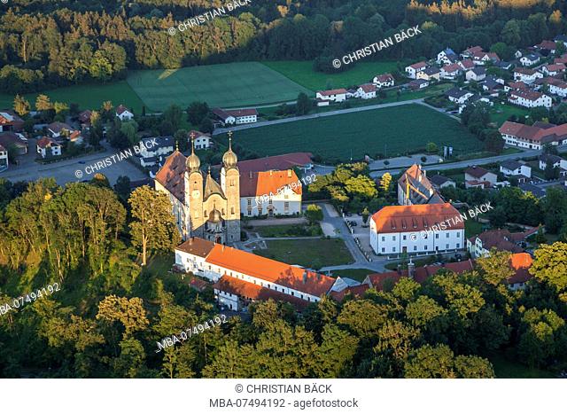 Aerial View St Ludergus Abbey Church, Alz Landscape And Tree Service