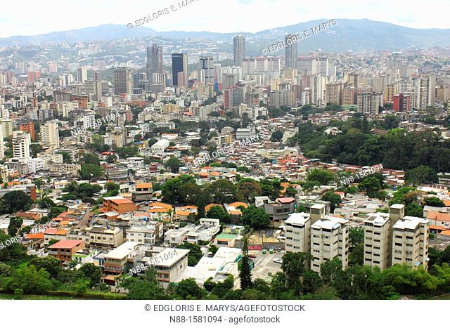 Caracas city, view from El Avila National Park, Caracas, Venezuela