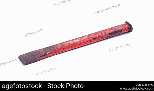 Cold chisel isolated on a white background