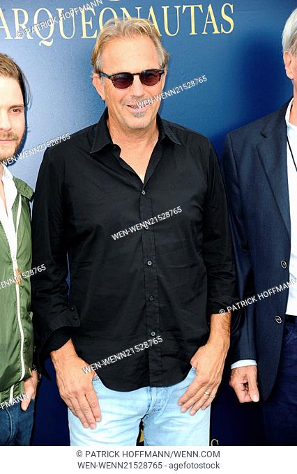 Arqueonautas event as part of Mercedes-Benz Fashion Week Berlin Spring/Summer 2015 at Spindler & Klatt - Arrivals and Front Row Featuring: Kevin Costner Where:...