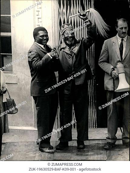 May 29, 1963 - 29-5-63 Kenya triumph for Kenyatta ?¢‚Ç¨‚Äú In the recent elections in Kenya, Jomo Kenyatta?¢‚Ç¨‚Ñ¢s KANU party has scored a major success and...