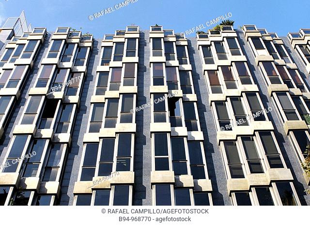 Building at Corsega 301, Barcelona. Catalonia, Spain