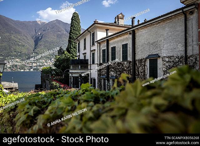 Actor George Clooney's home, Villa L'Oleandra, in Laglio, Lake Como, Italy, April 5, 2023. Photo: Anna-Karin Nilsson / Expressen / TT / code 7141