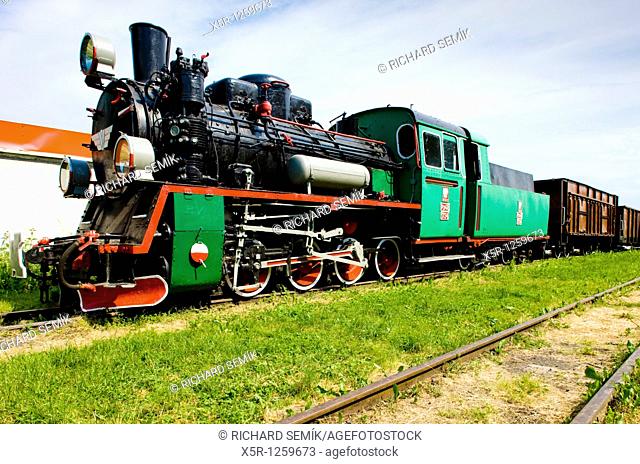 steam locomotive, Dynow, Poland