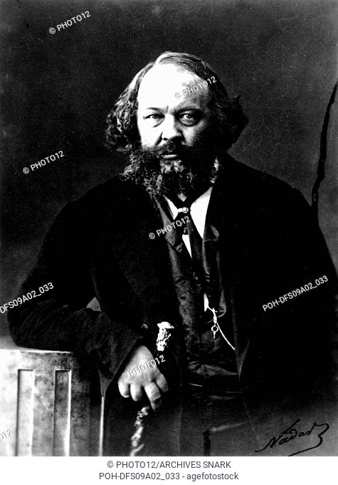 Michael Bakunin (1814-1876), Russian revolutionary and anarchist 19th century Russia